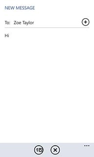 Write the required message and press the send icon.