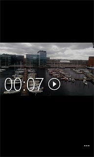 If you select a video clip:Press the play icon.