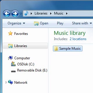 Go to the required folder in your computer's or your phone's file system.