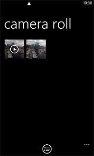 Press and hold the required picture or the required video clip.