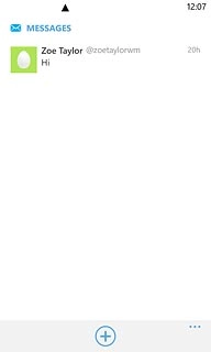 Press the new message icon.Key in the first letters of the required contact.Matching contacts are displayed.