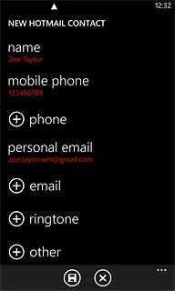 Press the save icon.