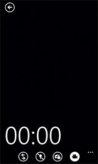 Press the video light icon to turn the function on or off.
