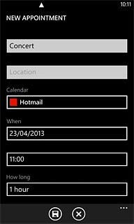 Press the field below 