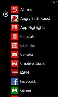 To see the list of games:Press Games.