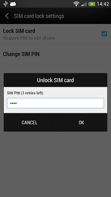 Key in your PIN and press OK.