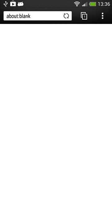 Press the address bar.