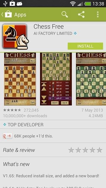 To install a free app:Press INSTALL.