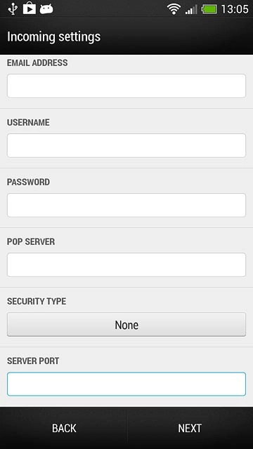 Press the field below 