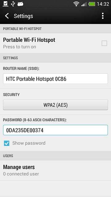 Press the field below 