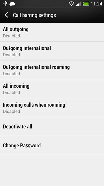 Outgoing international roaming