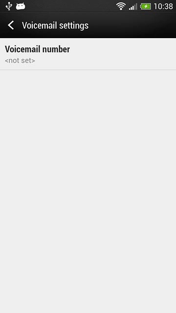 Press Voicemail number.