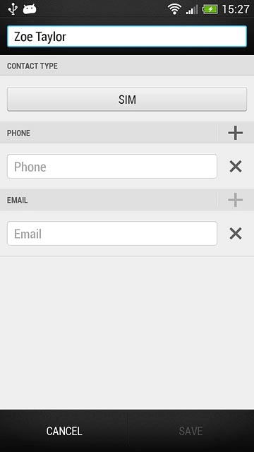 Press the field below 