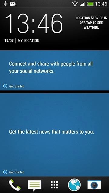 Press the camera icon.