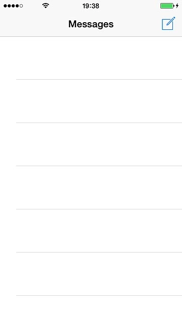 Press the new message icon.