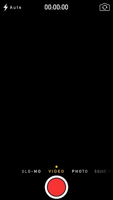 Press the recorder icon to start the video recorder.