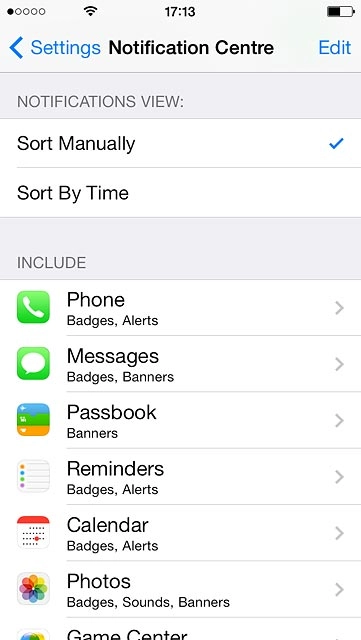 Press Settings to save the settings.