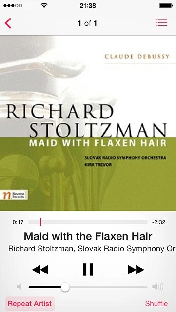 Press Shuffle or Shuffle All (depending on the current setting) to turn the function on or off.