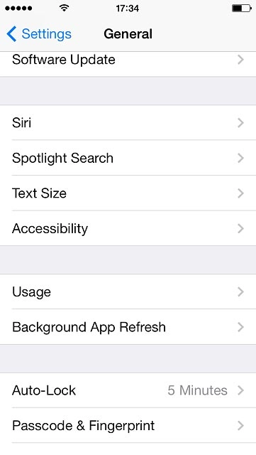 Press Passcode & Fingerprint.