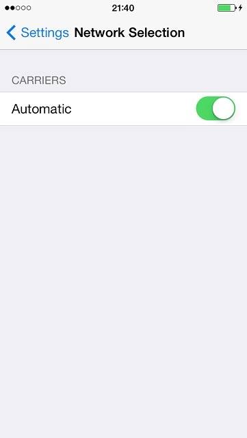 Press Settings to save the setting.