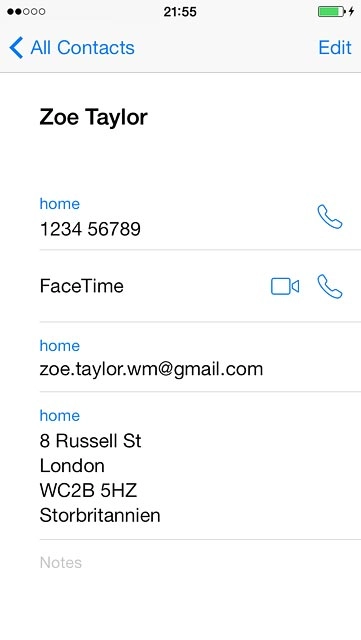 Press the required number.