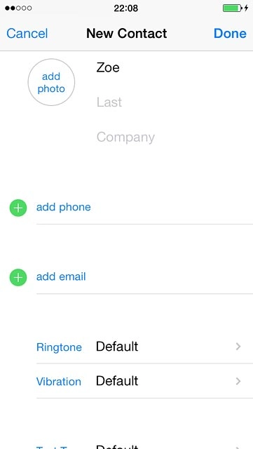 Press Last and key in the required last name.