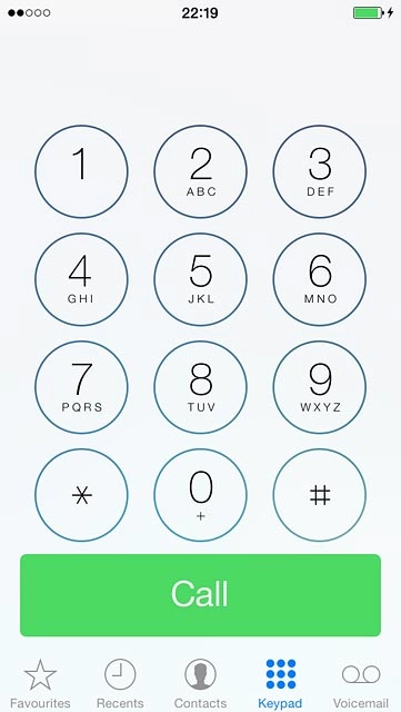 Key in **62*+61414121121# Press Call.