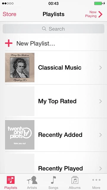 Press New Playlist....