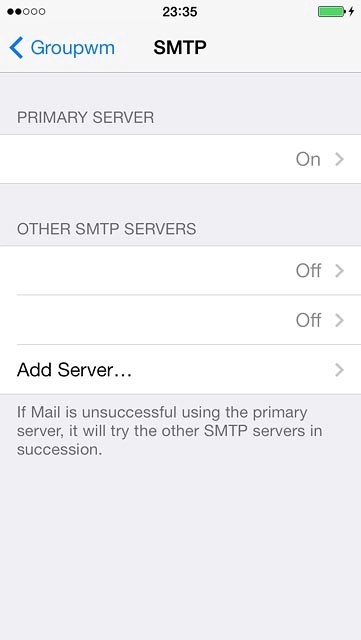 Press the field below 