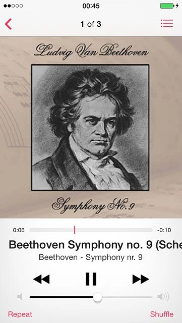 Press Shuffle or Shuffle All (depending on the current setting) to turn the function on or off.