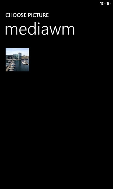 Press the required picture.