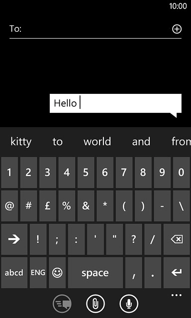 Press the required numbers or the required symbols.