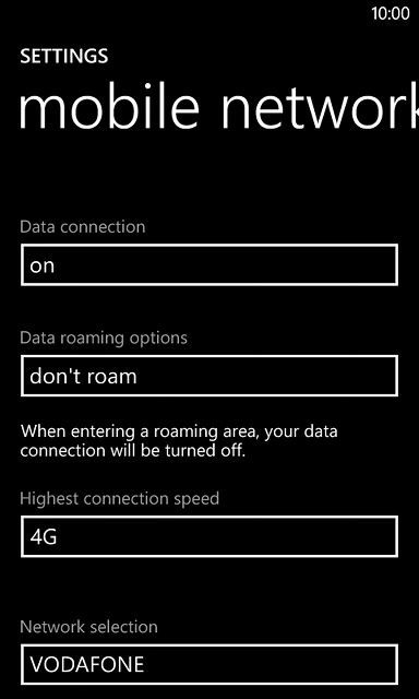 Press the field below 