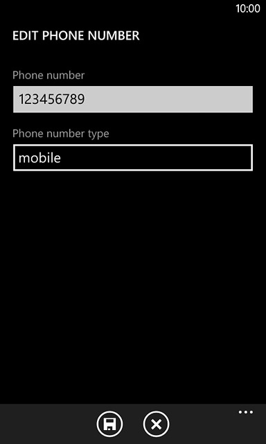 Press the field below 