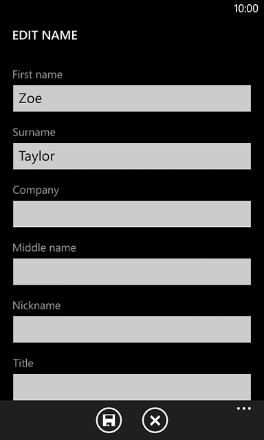 Press the save icon.