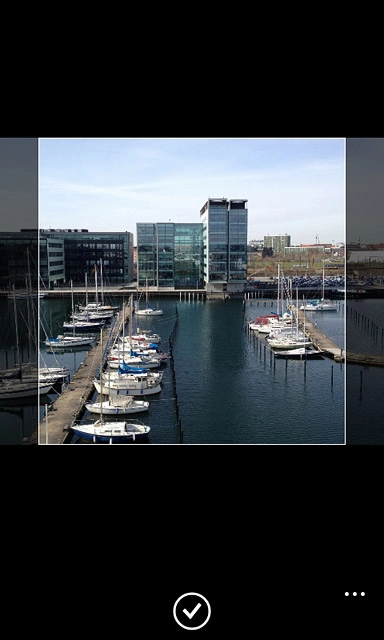 Press the confirm icon.