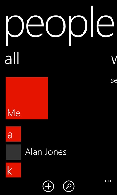 Press the dots in the bottom right corner of the display.