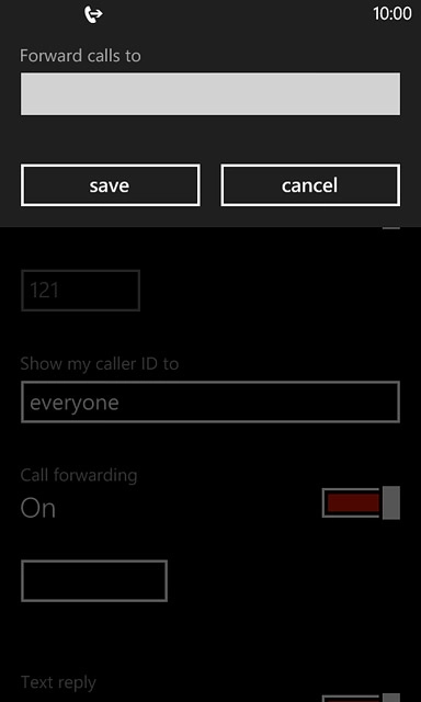 Key in +61414121121 and press save.