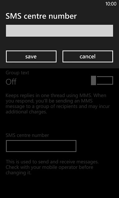 Key in +61415011501 and press save.