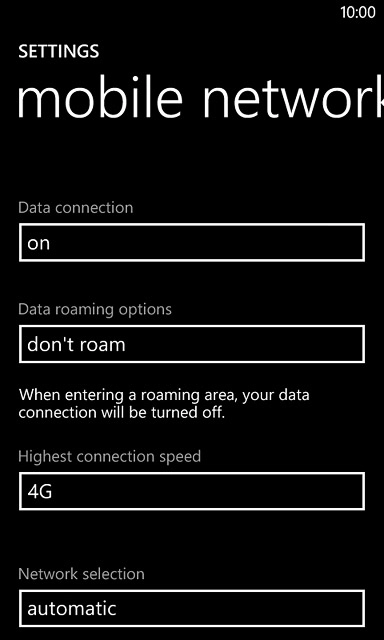 Press the field below 