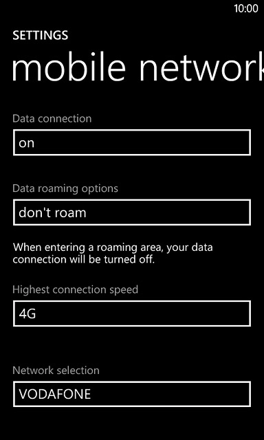 Press the field below 