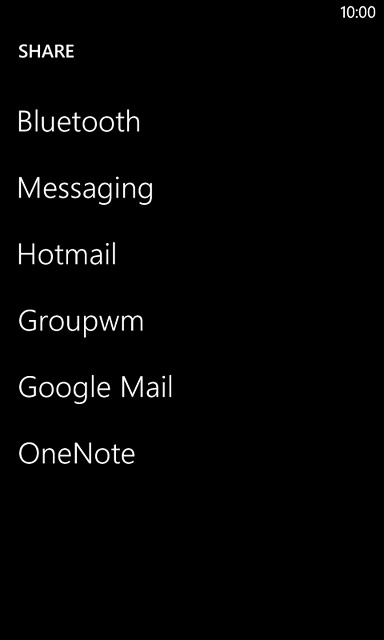 Press Bluetooth.Your phone now searches for devices and after a moment, a list of Bluetooth devices within range is displayed.