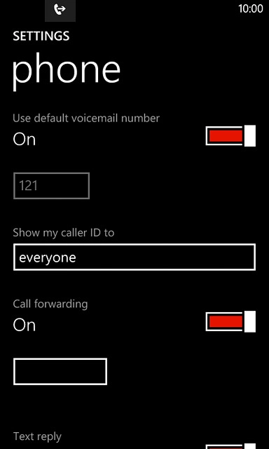 Press the field below 