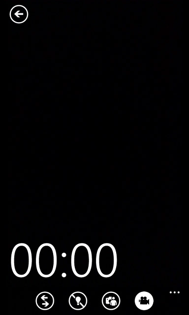 Press the video light icon to turn the function on or off.