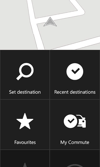 Press Set destination.