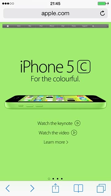 Press the address bar.