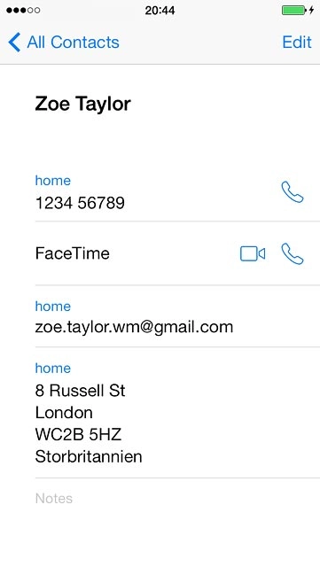 Press the required number.