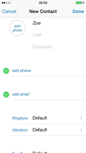 Press Last and key in the required last name.