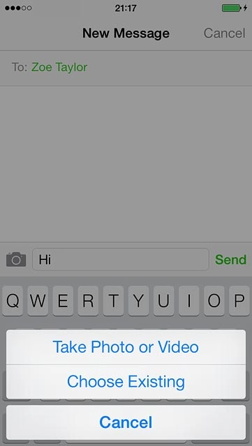 Press Choose Existing.Go to the required folder.
