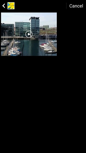 Press the required video clip.